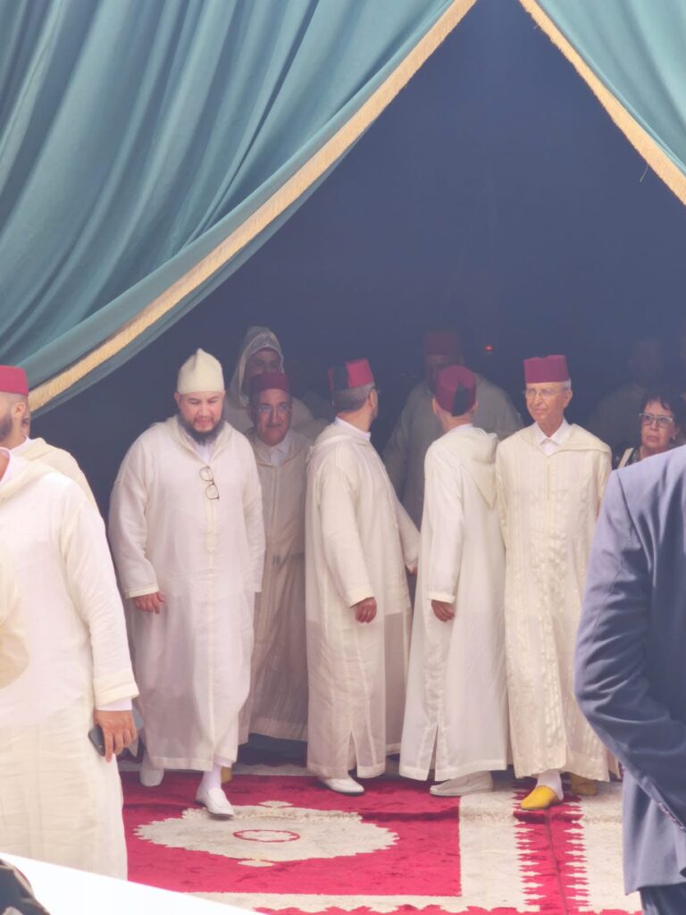 Réception présidée par Sa Majesté le Roi Mohammed VI pour le 27e anniversaire de l'accession au Trône
