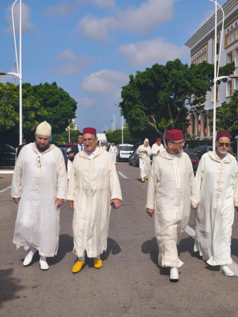 Hajj Mouad al-Qâdiri Boutchich lors de la Fête du Trône à M'diq