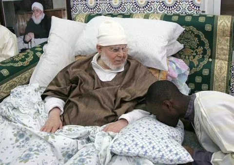 Sidi Hamza Al-Qâdiri Boutchich en compagnie de Sidi Abdel Malik